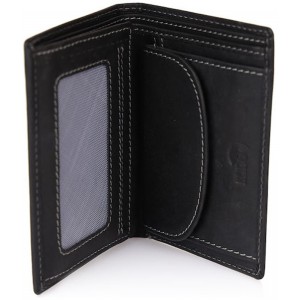 LUXUS Ανδρικό Πορτοφόλι δέρμα LX664-1 μαύρο Πορτοφόλια