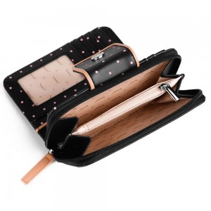 VUCH Γυναικείο Πορτοφόλι Leora Μαύρο Πορτοφόλια