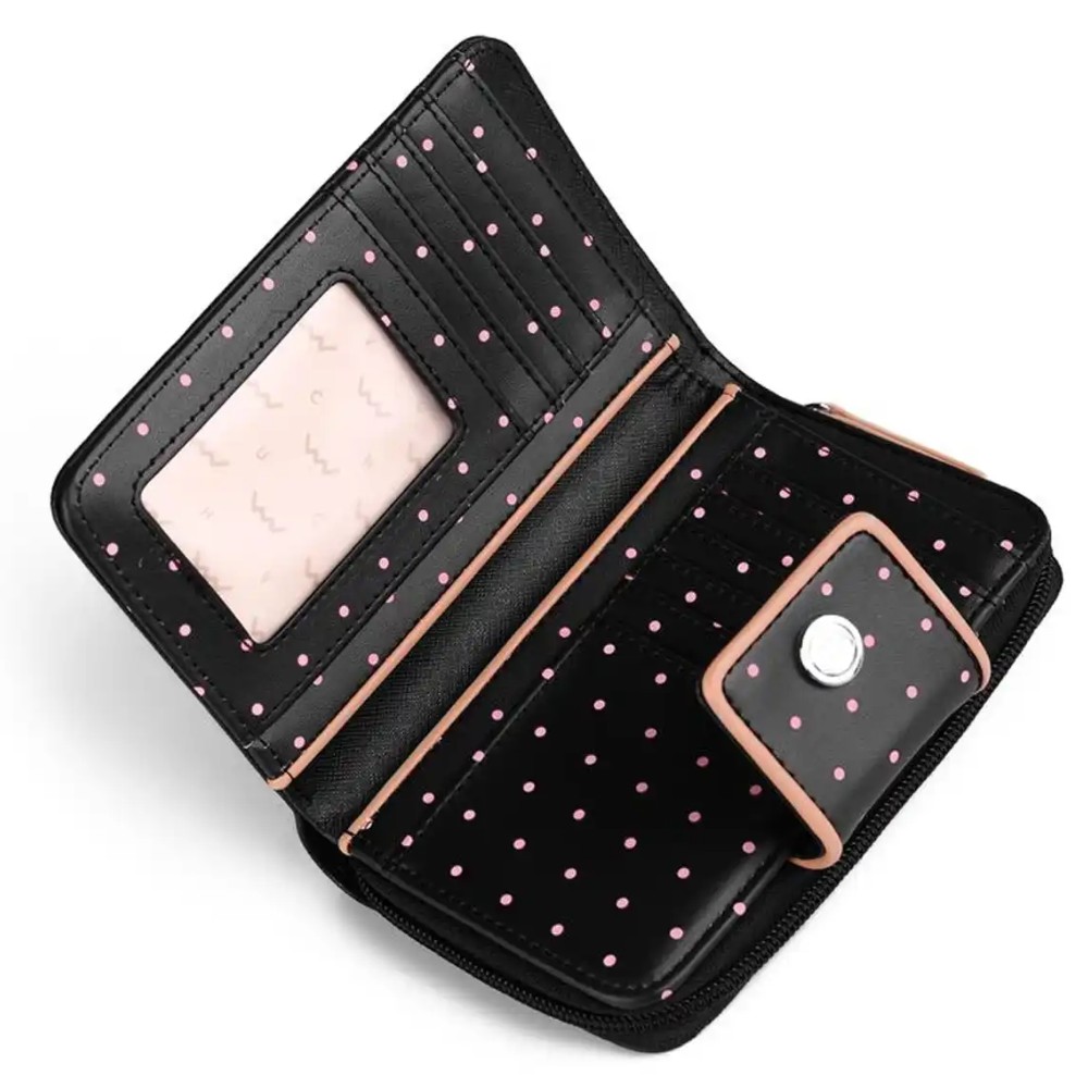 VUCH Γυναικείο Πορτοφόλι Leora Μαύρο Πορτοφόλια