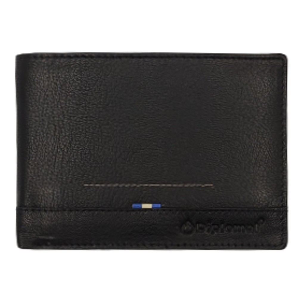 Diplomat MN111 Ανδρικό Πορτοφόλι με RFID Μαύρο Wallets
