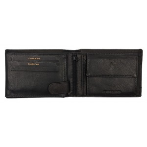 Diplomat MN111 Ανδρικό Πορτοφόλι με RFID Μαύρο Wallets