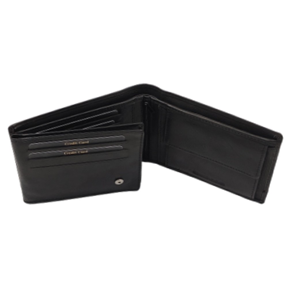Diplomat MN111 Ανδρικό Πορτοφόλι με RFID Μαύρο Wallets
