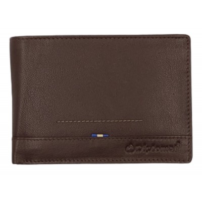 Diplomat MN111 Ανδρικό Πορτοφόλι με RFID Καφέ