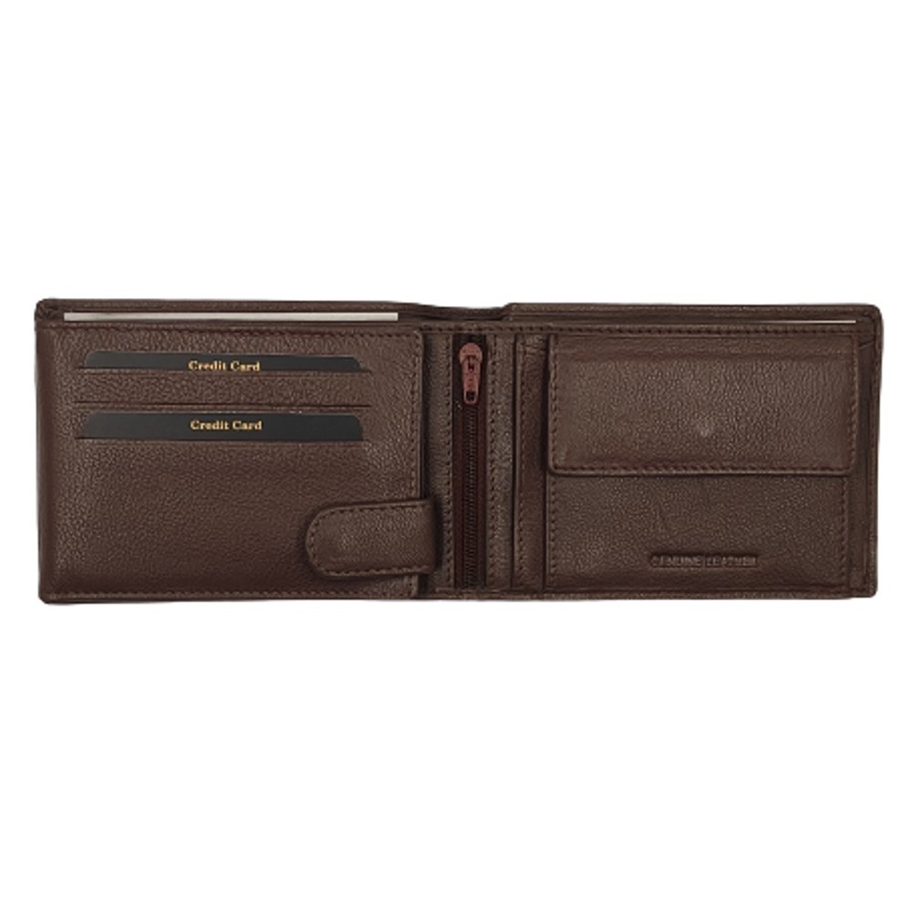 Diplomat MN111 Ανδρικό Πορτοφόλι με RFID Καφέ Wallets