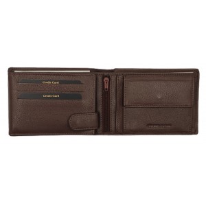 Diplomat MN111 Ανδρικό Πορτοφόλι με RFID Καφέ Wallets