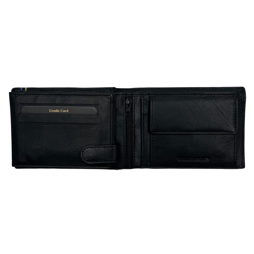Diplomat MN117 Ανδρικό Πορτοφόλι με RFID Μαύρο Wallets