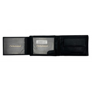 Diplomat MN117 Ανδρικό Πορτοφόλι με RFID Μαύρο Wallets