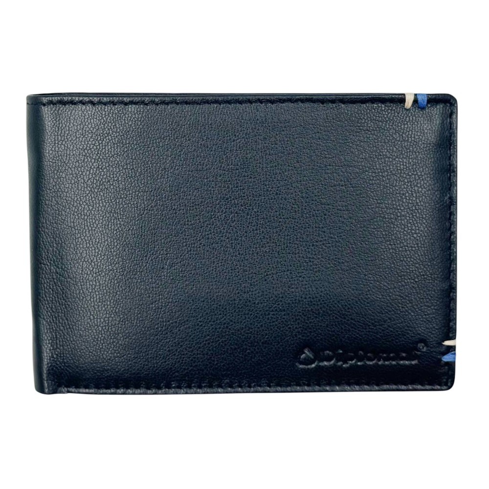 Diplomat MN117 Ανδρικό Πορτοφόλι με RFID Μπλε Wallets