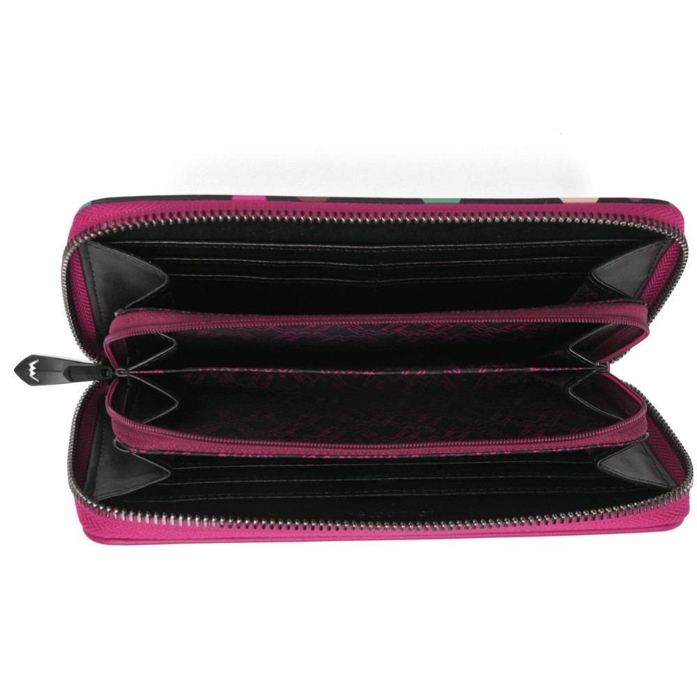 VUCH Γυναικείο Πορτοφόλι Niky Φούξια Dots Πορτοφόλια