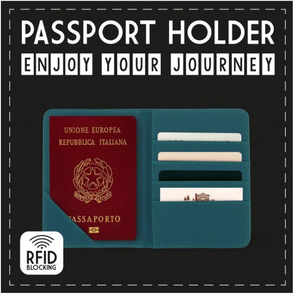 Legami Milano PH0032 Θήκη Διαβατηρίου  με RFID Πετρόλ Wallets