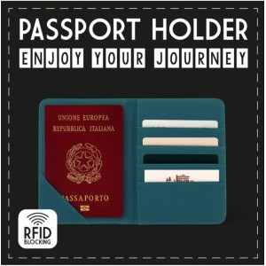 Legami Milano PH0032 Θήκη Διαβατηρίου  με RFID Πετρόλ Wallets