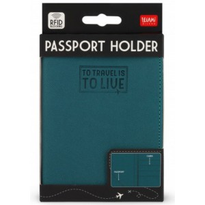Legami Milano PH0032 Θήκη Διαβατηρίου  με RFID Πετρόλ Wallets