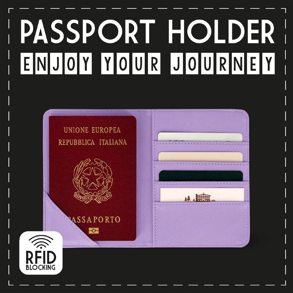 Legami Milano PH0034 Daisy Θήκη Διαβατηρίου με RFID Λιλά Πορτοφόλια