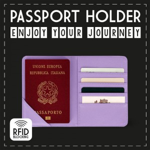 Legami Milano PH0034 Daisy Θήκη Διαβατηρίου με RFID Λιλά Πορτοφόλια