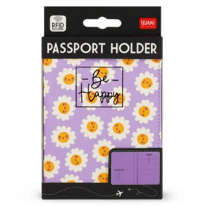Legami Milano PH0034 Daisy Θήκη Διαβατηρίου με RFID Λιλά Πορτοφόλια