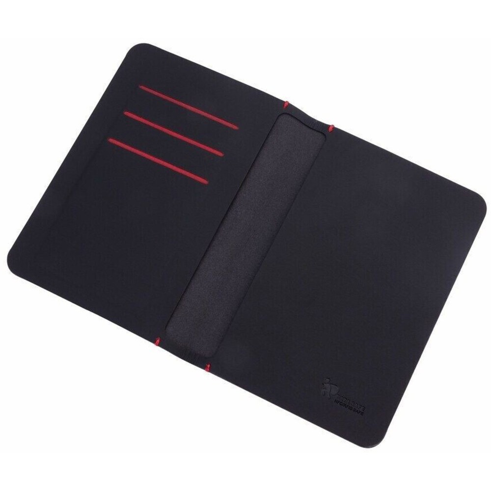 TROIKA PPH10/LE Slim Pass 3 Θήκη Διαβατηρίου με RFID Μαύρη Πορτοφόλια