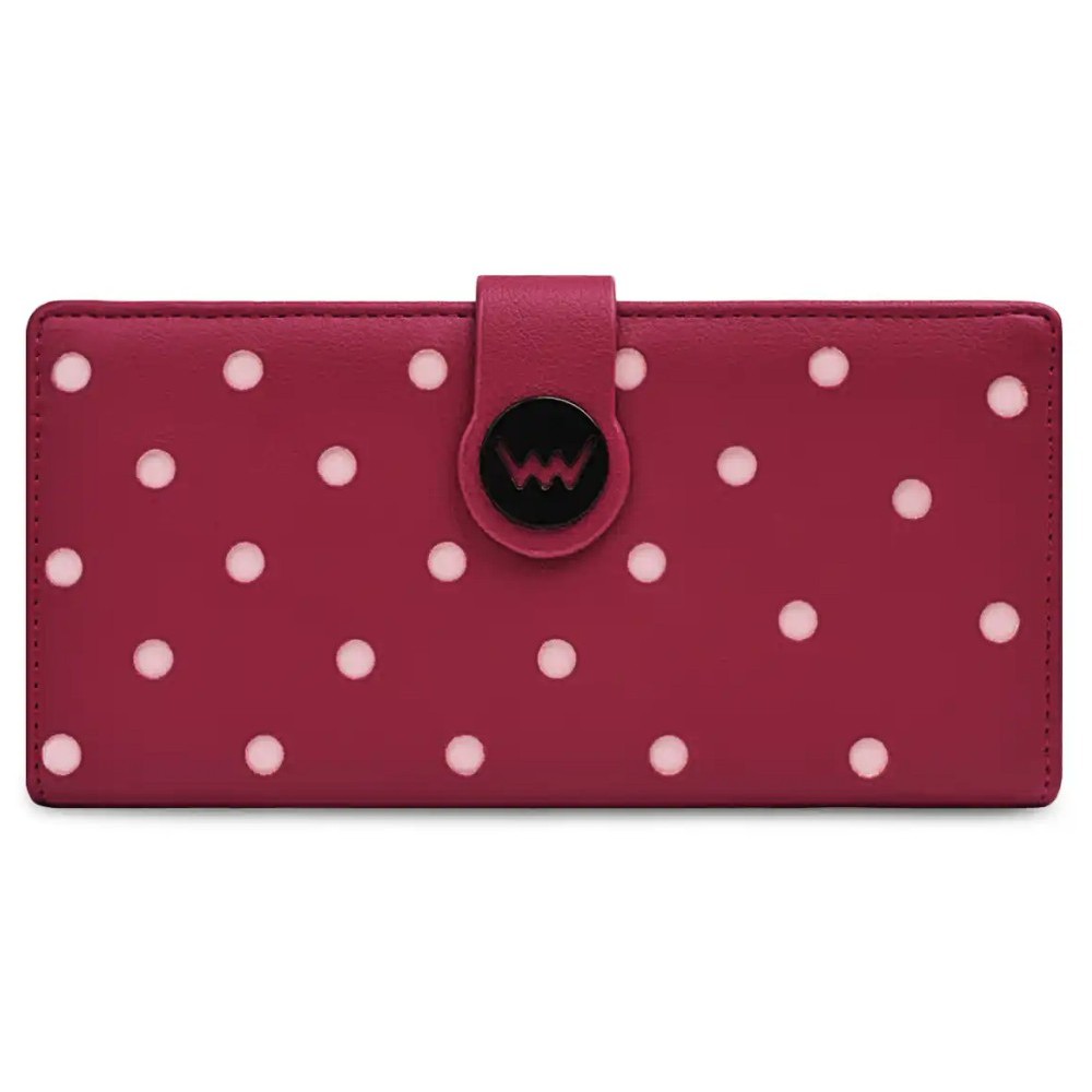 VUCH Γυναικείο Πορτοφόλι Pippa Wine polka-dot Κόκκινο Πορτοφόλια