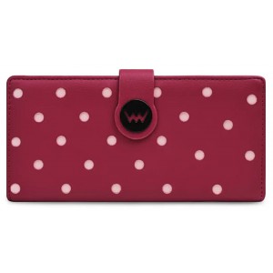 VUCH Γυναικείο Πορτοφόλι Pippa Wine polka-dot Κόκκινο Πορτοφόλια