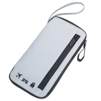 TROIKA TRV03/GY REFLACTIVE TRAVELLER Case for Travel Documents Grey