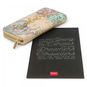 Legami Milano WALL0001 Γυναικείο Πορτοφόλι TRAVEL Μπεζ Wallets