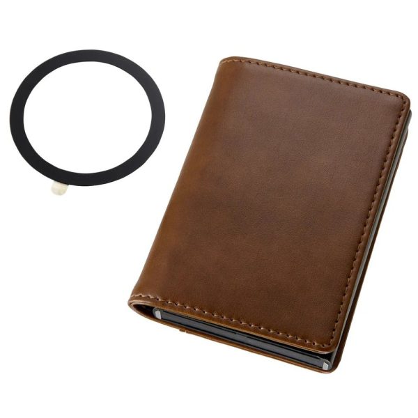 TROIKA WALL45/BR SHERLOCK HOME 2-in-1 Πορτοφόλι με RFID Card Case Καφέ