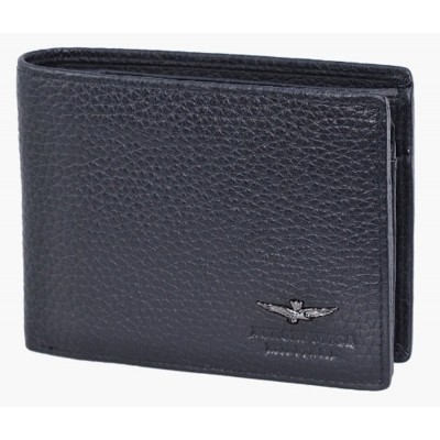 AERONAUTICA MILITARE AM-183 Leather Wallet Blue