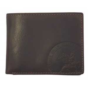 POLO CLUB BEVERLY HILLS BH-1191 Δέρμα Πορτοφόλι καφέ. Πορτοφόλια