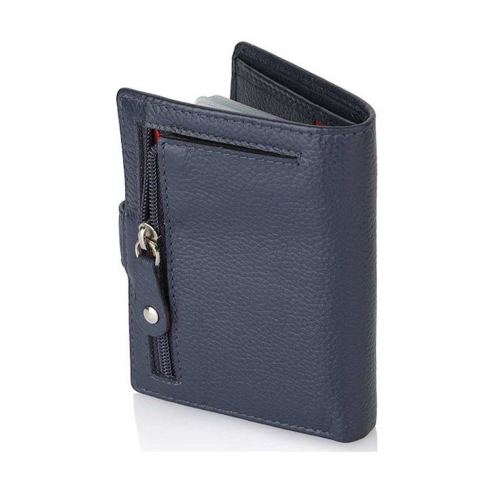 Beverly Hills Polo Club BH-1354 Γυναικείο Πορτοφόλι Καρτοθήκη μπλε Wallets