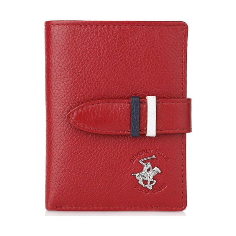 Beverly Hills Polo Club BH-1354 Γυναικείο Πορτοφόλι Καρτοθήκη κόκκινη Beverly hills Polo club