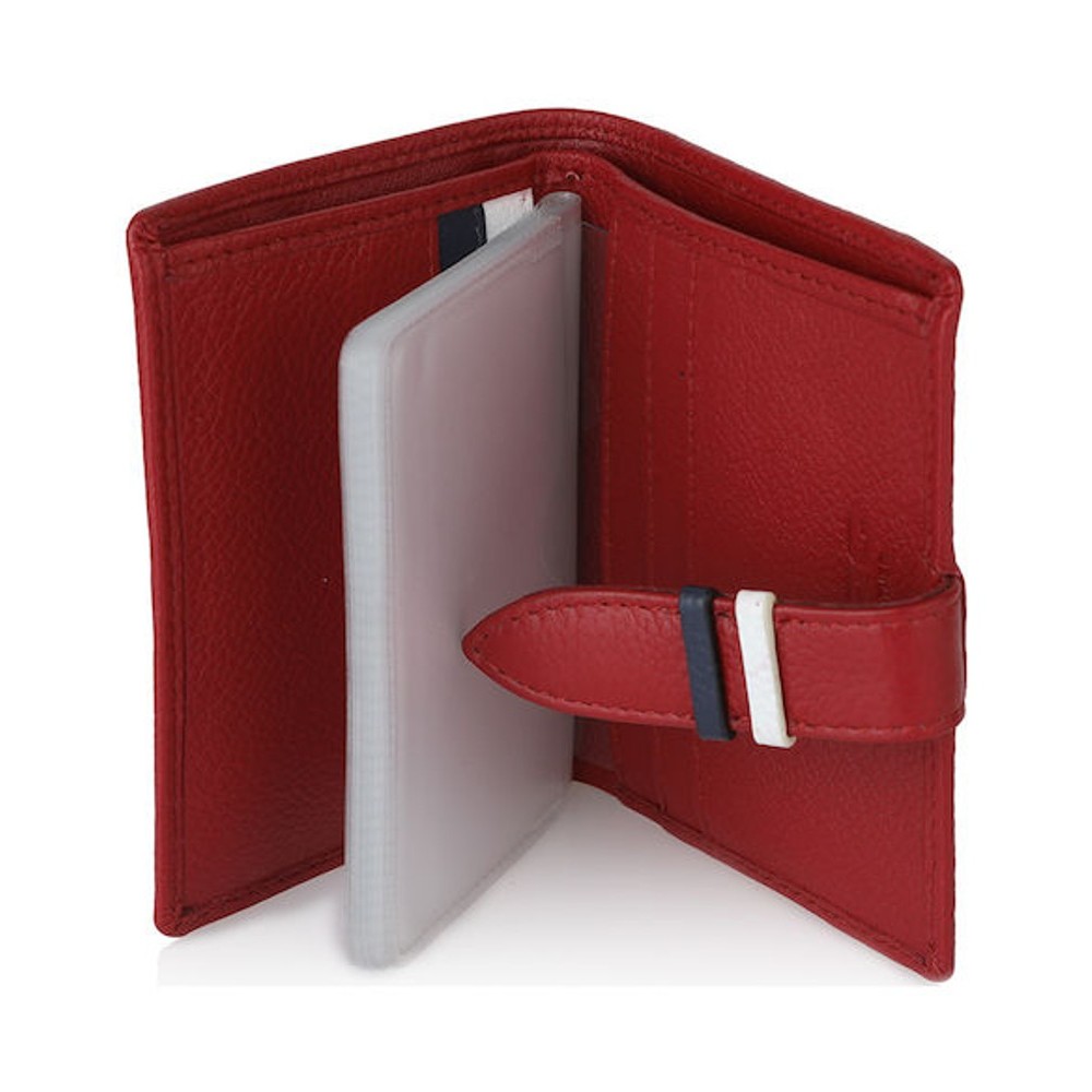 Beverly Hills Polo Club BH-1354 Γυναικείο Πορτοφόλι Καρτοθήκη κόκκινη Wallets