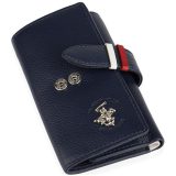 Beverly Hills Polo Club BH-1355 Δερμάτινη Κλειδοθήκη Μπλε 2