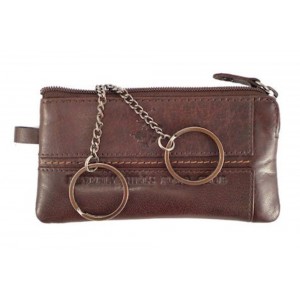 Beverly Hills Polo Club Δερμάτινη Κλειδοθήκη BH-1565 Καφέ Πορτοφόλια