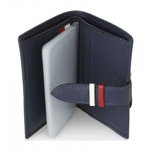 Beverly Hills Polo Club BH-1354 Γυναικείο Πορτοφόλι Καρτοθήκη μπλε Wallets