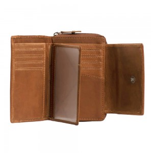 The Chesterfield Brand C08.017231 Δερμάτινο Γυναικείο Πορτοφόλι με RFID Ταμπά Πορτοφόλια