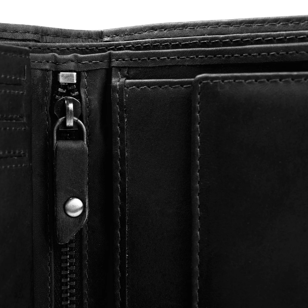 The Chesterfield Brand C08.040500 Leather Wallet with RFID Black Wallets