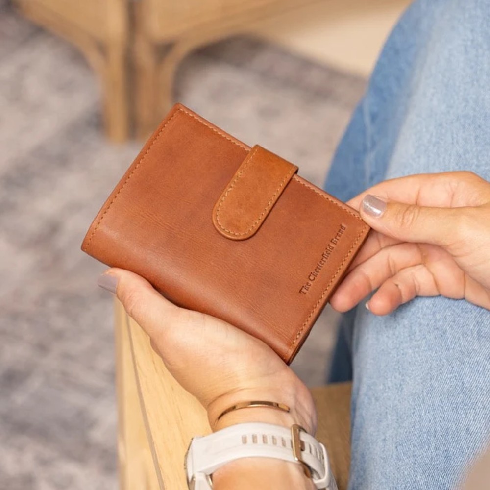 The Chesterfield Brand C08.040531 Leather Wallet with RFID Cognac Wallets
