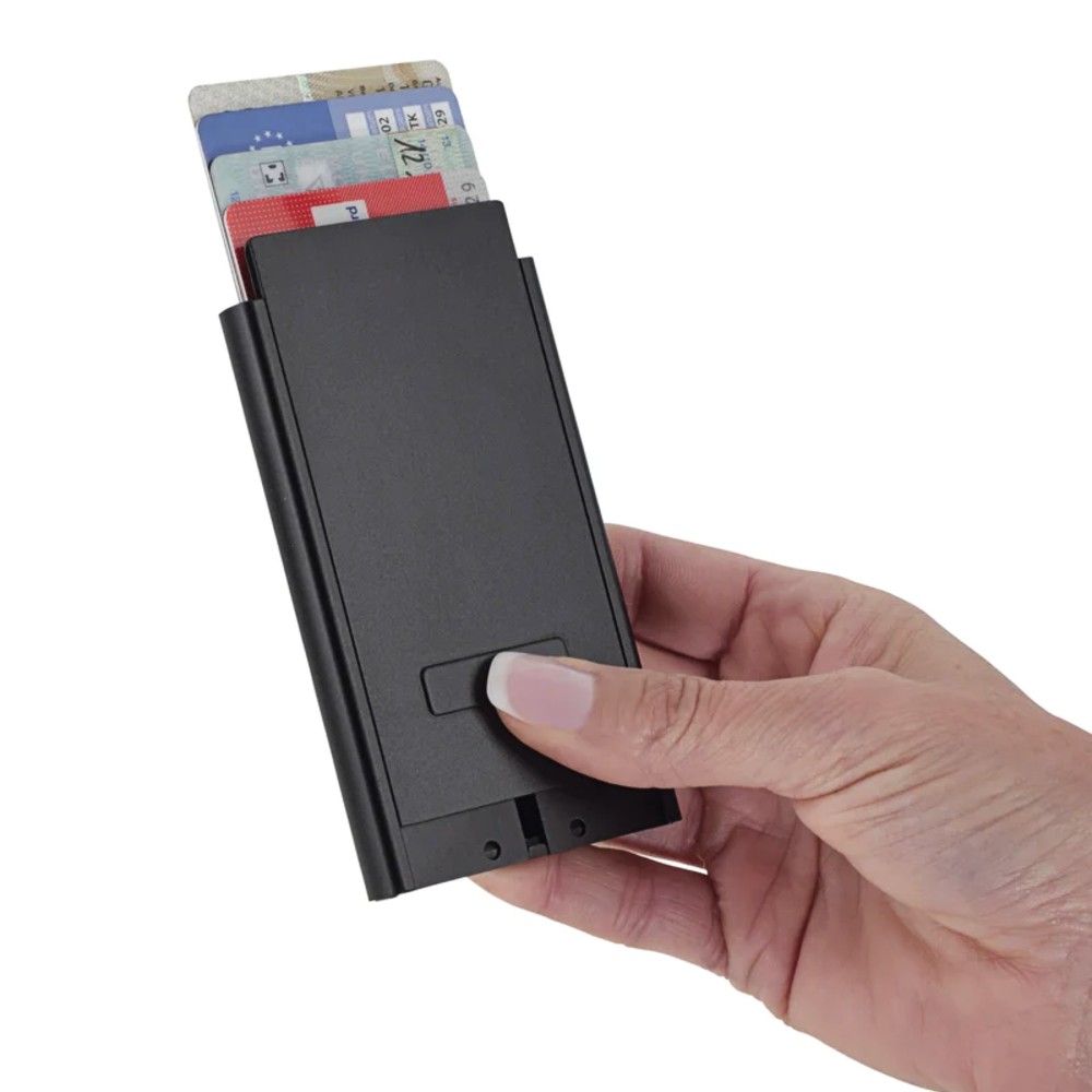 TROIKA CCM45/BK SHERLOCK Credit Card Holder Θήκη Καρτών Μαύρη Πορτοφόλια