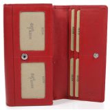 Kion NV-50M πορτοφόλι Δέρμα Μεγάλο κόκκινο 3