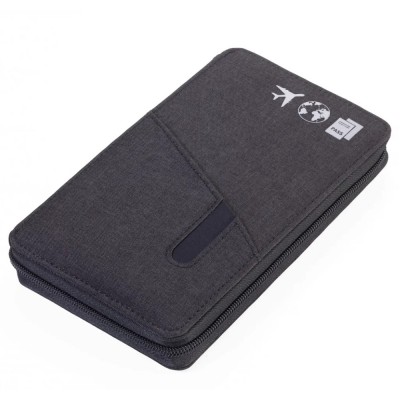 TROIKA TRV90/DG CargoSafe Case-Organizer For Travel Documents Data Safe grey