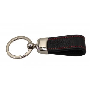 Μπρελόκ δέρμα 3cats 001 μαύρο-κόκκινο