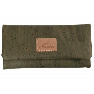 Mestango 1012-5 Cork Handmade Tobacco Pouch Green