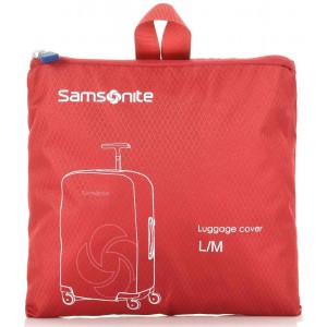 Samsonite Κάλυμμα Βαλίτσας M/L Luggage Cover 121223-1726 Κόκκινο Είδη ταξιδιού