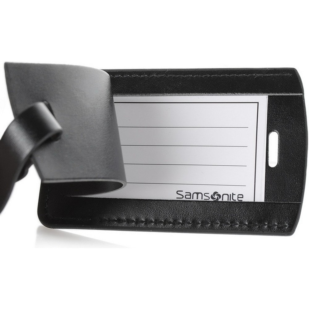 Samsonite Ετικέτες Βαλίτσας 2τμχ 121307-1041 Μαύρες Είδη ταξιδιού