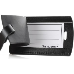 Samsonite Ετικέτες Βαλίτσας 2τμχ 121307-1041 Μαύρες Είδη ταξιδιού