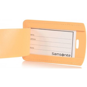 Samsonite Ετικέτες Βαλίτσας 2τμχ 121307-2022 κίτρινες Είδη ταξιδιού