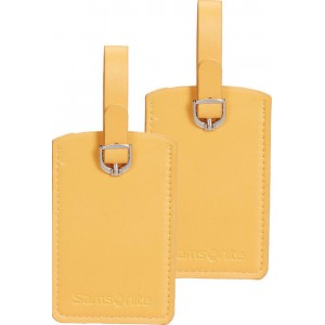Samsonite Ετικέτες Βαλίτσας 2τμχ 121307-2022 κίτρινες Είδη ταξιδιού
