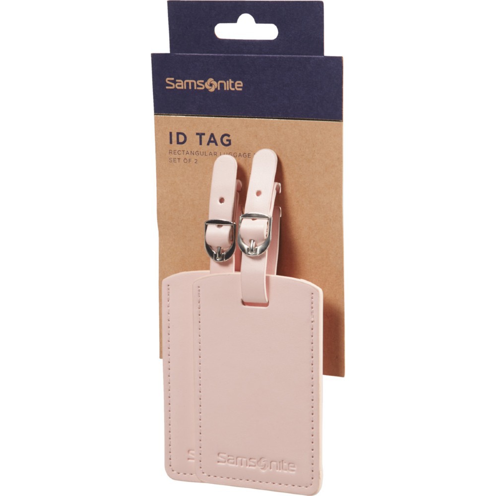 Samsonite Ετικέτες Βαλίτσας 2τμχ 121307-5266 Ροζ Είδη ταξιδιού