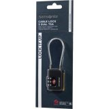 Samsonite 155576-1041 Ta Revol Cablelock 3 Dial TSA Λουκέτο Συνδυασμού Μαύρο 2