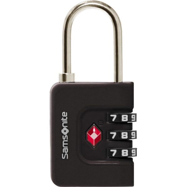 Samsonite 155577-1041 Combilock 3Dial TSA Λουκέτο Συνδυασμού Μαύρο