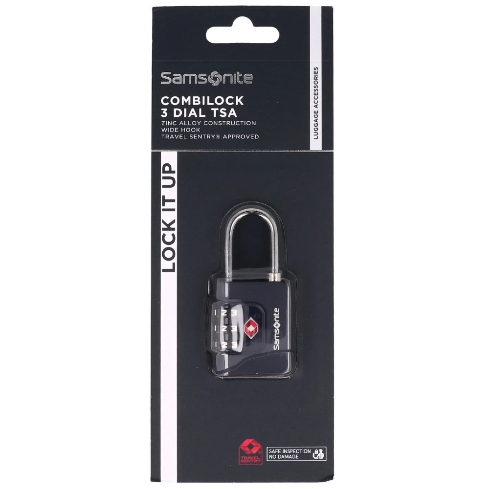 Samsonite 155577-1549 Combilock 3Dial TSA Λουκέτο Συνδυασμού Μπλε Είδη ταξιδιού